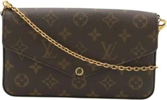 Louis Vuitton Pre-owned Pochette Felicie Monogram Shoulder Bag - - Pre-owned - Donna - Marrone - ONE SIZE