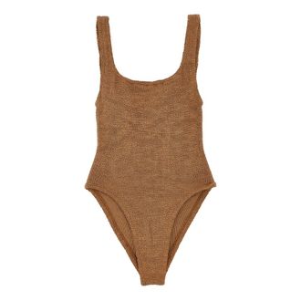 Hunza G Dames, Badkleding, Bruin, Maat: ONE Size