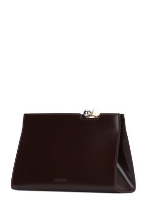Jacquemus Womens Le Salon Darkburgundy Borse A Mano Bag