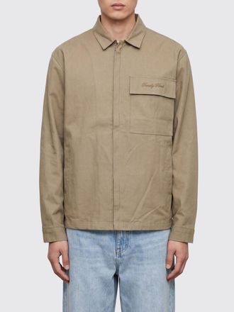 Family Fir$t Milano Giacca camicia in cotone con chiusura a scomparsa
