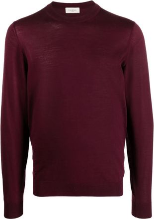 PIACENZA 1733 crew-neck wool jumper - Red