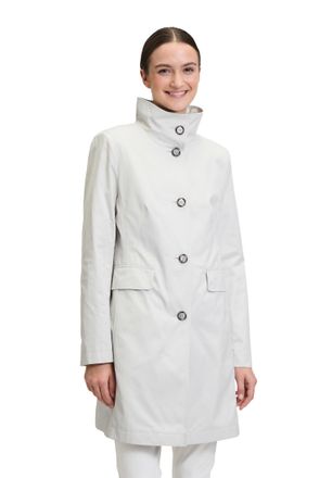 Gil Bret Outdoorjacke GIL BRET, Damen, Gr. 36, weiss (glacier wei&szlig;), Obermaterial: 58% Baumwolle, 42% Polyester, unifarben, tailliert Po-bedeckend, ohne Aussch