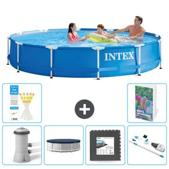 Intex Piscina Con Estructura Redonda - 366x76 Cm - 7-piezas S262