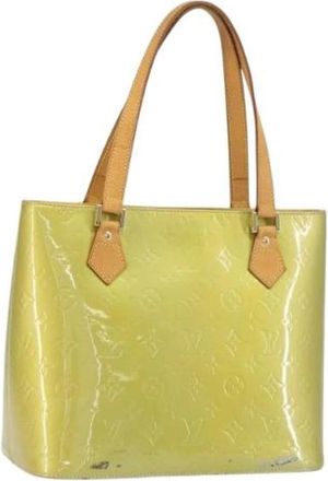 Louis Vuitton Pre-owned Tote Bags, female, Yellow, Size: ONE SIZE Pre-owned Leather Tote Bag