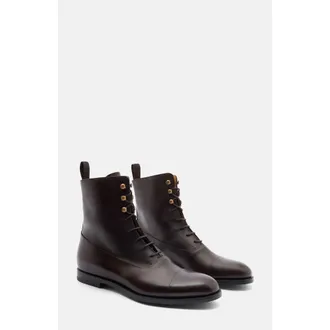 Scarosso Archie Boots in Brown - Calf at Nordstrom, Size 43.5