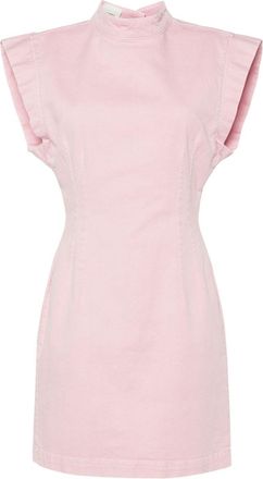 Isabel Marant Nina open-back minidress - women - Elastane/Cotton/Cotton - 38 - Pink