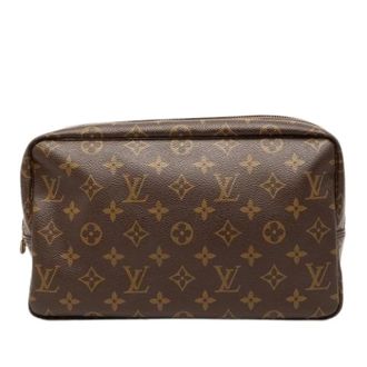 Louis Vuitton Pre-owned Clutches, female, Brown, Size: ONE SIZE Pre-owned Trousse Toilette 28
