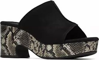 Vaneli Womens Calla Sandal In Black Suede