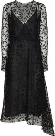 Fendi Vestido Midi de Encaje Cuneo - Dresses - Mujer - Negro - XS