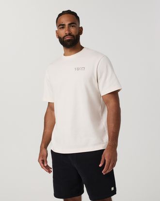 Vuori Clothing Short Sleeve Heavyweight Cotton Graphic T-Shirt | Ivory | Medium