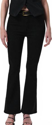 Citizens Of Humanity Lilah High Rise Jean In Plush Black