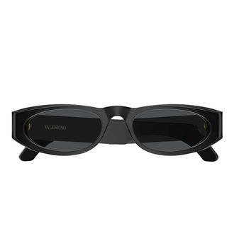 Valentino Sunglasses Vg0007 S 001 Black/Dark Gray Women