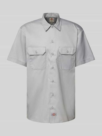 Dickies Freizeithemd mit Knopfleiste in Hellgrau, Gr&ouml;&szlig;e M