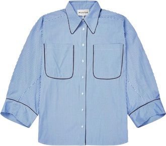 Munthe Donna, Camicette, Blu, S, new