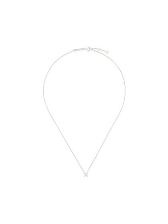 Delfina Delettrez Dots Solitaire diamanten halsketting - Metallic