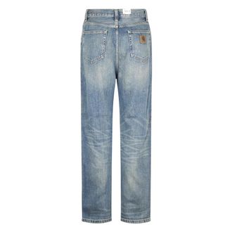 Carhartt Work in Progress Aaron Pant - male - Carhartt Wip - Straight Fit Jeans - Blue - W34 - Jeans