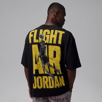 Nike Jordan Mens Jordan Flight T-Shirt in White | IU1834-133
