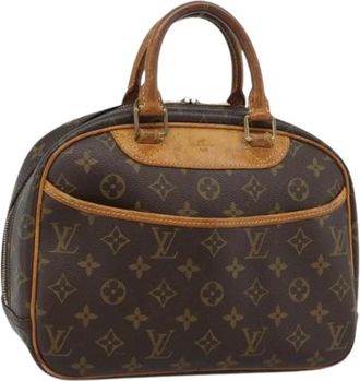 Louis Vuitton Pre-owned Trouville Hand Bag - Dames - Vintage Handtas - Bruin - ONE Size - Leer - Vintage