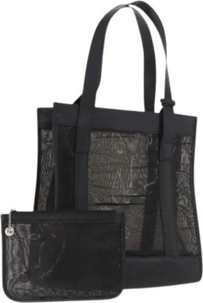 Gucci Pre-owned Tote Bag - Dames - Vintage Shopper - Zwart - ONE Size - Leer - Vintage
