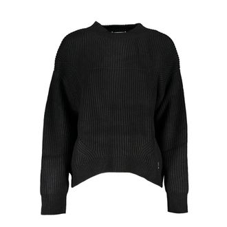 Patrizia Pepe Black Acrylic Womens Turtleneck Womens Sweater
