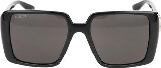 Gucci Zwart Grijs Zonnebril Gg 1692S Stijl - Dames - Zonnebrillen - Zwart - 54 MM - Accessoires
