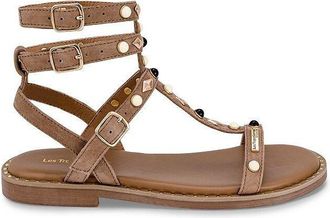 Les Tropeziennes Platte sandalen van leer Corika