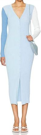 Staud Shoko Dress In Periwinkle