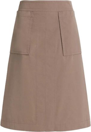 Alberta Ferretti Gonna con tasche - Toni neutri