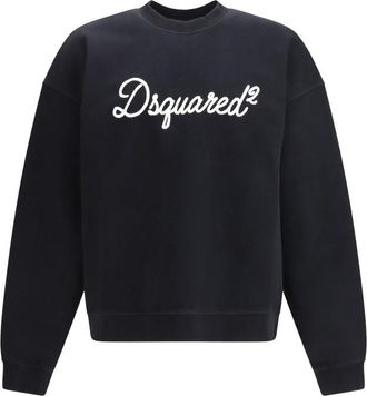 Dsquared2 Black Crew Neck Sweatshirt