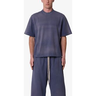 mnml Dart Washed Cotton T-Shirt in Washed Navy at Nordstrom, Size X-Small