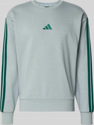 adidas Sweatshirt mit Rundhalsausschnitt und Logo in Mint, Gr&ouml;&szlig;e XXL
