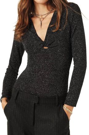 BA&SH Basile Bodysuit In Black