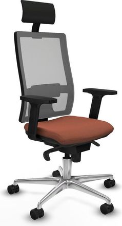 Piqueras y Crespo Piqueras Et Crespo Horna Silla De Oficina Marr&oacute;n Ajustable