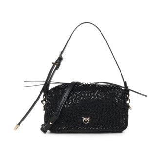 Pinko Pinko, Dames, Tassen, Zwart, Maat: ONE Size Leer