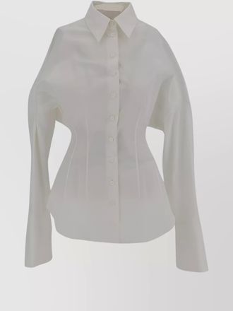 The Attico collared neck fitted silhouette long sleeves
