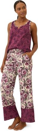 Pact Organic Staycation Sleep Tank in Gathered Garden at Nordstrom, Size Large