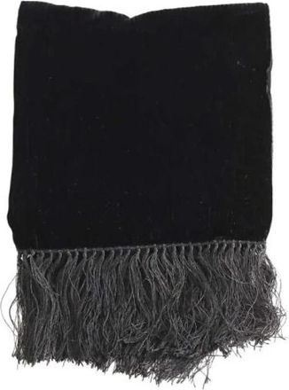 Gucci Pre-owned Scarves, female, Black, Size: ONE SIZE Pre-owned Silk Scarf