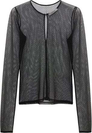 Dorothee Schumacher Betoverende Kantoverhemd - Dames - Longsleeves - Zwart - XL - Tops