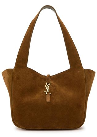 Saint Laurent Bea Suede Tote bag - Tan - One Size