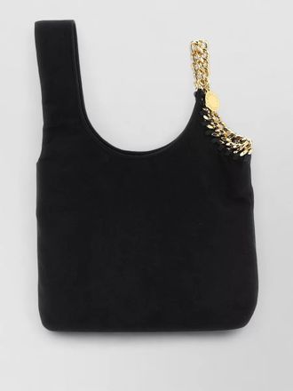 Stella McCartney falabella wristlet suede shoulder bag