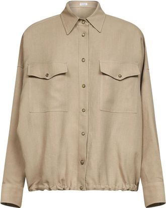 Brunello Cucinelli Mujer, Chaquetas, Beige, Talla: S