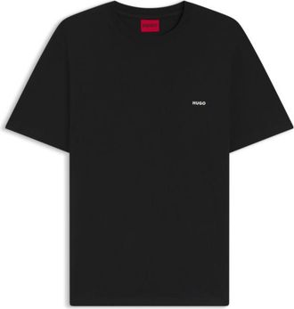 HUGO BOSS Cotton-jersey T-shirt with rear graphic