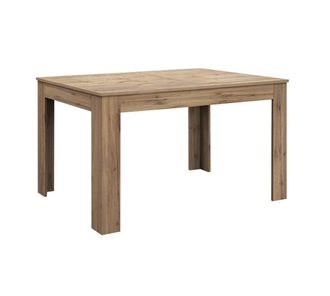 Konte Design Mesa de madera acabado roble, extensible 120&times;80 cm - 170&times;80 cm