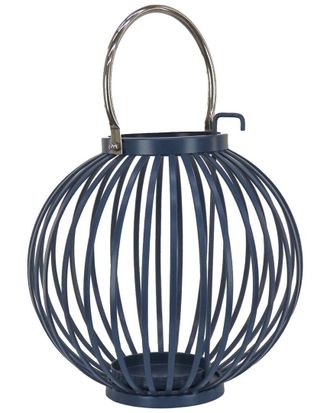 National Tree Company 11In Round Ribbed Candle Lantern