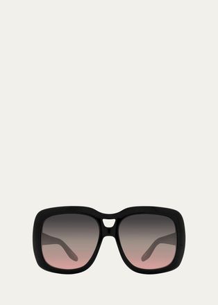 Barton Perreira Sly 56MM Square Sunglasses