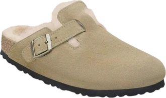 Birkenstock Ciabatta Smalle Pasvorm - Dames - Schoenen - Beige - Maat: 41 EU Wol