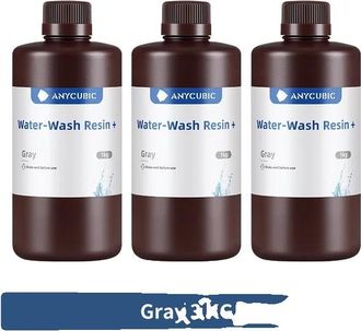 OEM Resina Para Impresoras 3d, De Origen Vegetal, Lavable Con Agua, 3 Kg (aguas Grises)