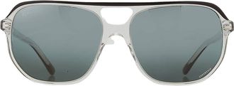 Ray-Ban Bill One Polarized Silver/Blue Chromance Navigator Unisex Sunglasses RB2205 1294G6 60