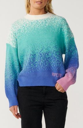 Rip Curl Bossa Nova Gradient Sweater in Ocean at Nordstrom, Size Xx-Small