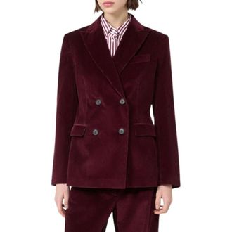 Max Mara Dames, Jassen, Rood, Maat: XS Katoen